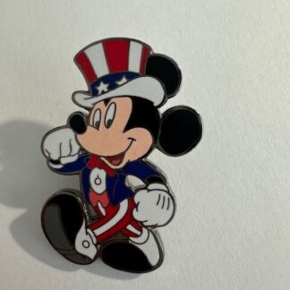 Disney DLR Uncle Sam Mickey Pin Marching Patriot Mickey Mouse (A4)