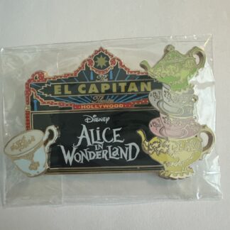 Disney El Capitan Theatre Alice in Wonderland #1 LE 300 Marquee Pin DSF DSSH (B5