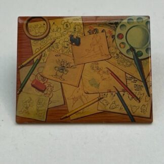 Disney Gallery Artist Sketch Desktop Paint Pencil Eraser Disney Pin (A9)