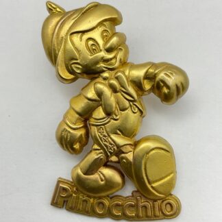 Disney Japan 100 Relief Goldtone Pinocchio LE 500 M&P Pin G6