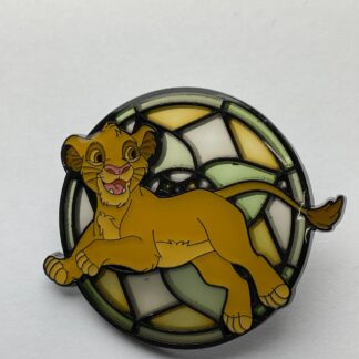 Disney Loungefly Animals Stained Glass Mystery Pin Simba Lion King H2