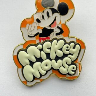 Disney Loungefly Mickey Mouse Checkered Portrait Pin G3
