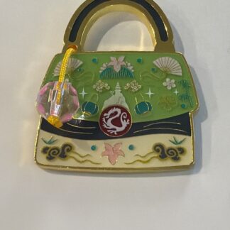 Disney Loungefly Mulan Purse Handbag With Bead Dangle Pin C1