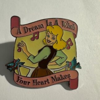 Disney Magical Musical A Dream Is A Wish Your Heart Makes Cinderella Pin (E5)