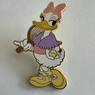 Disney Monogram Mickey and Friends Tennis Pin Daisy Duck E6