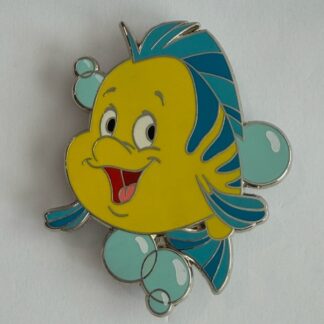 Disney Paris DLP Flounder Pin Trading Time LE 400 Pin The Little Mermaid H6
