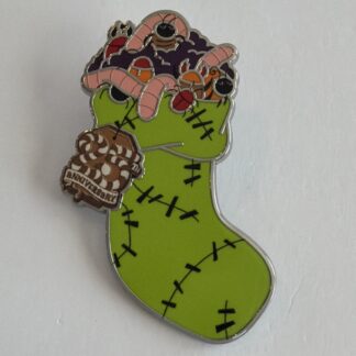 Disney Parks NBC Haunted Mansion 25th Anniversary Stocking Pin Oogie Boogie H4