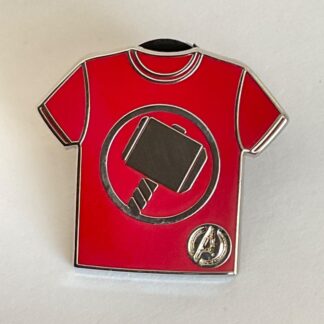 Disney Parks Pin Thor Marvel Red T-Shirt Hidden Disney Hidden Mickey 2024 C0