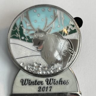 Disney Pin 125928 Winter Wishes 2017 Snow Globe Tiered Box Sven Completer (B8)