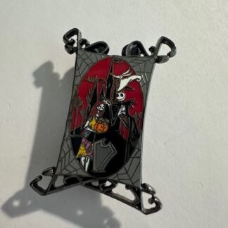 Disney Pin 63592 Nightmare Before Christmas Spider Web Frame Jack Sally Zero (E3
