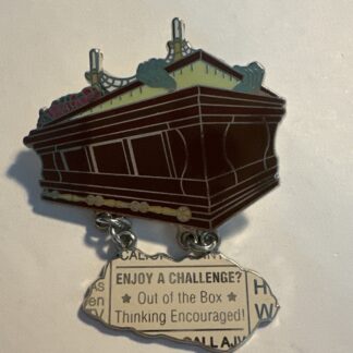 Disney Pin 72528 One Haunt Wanted Job Fair Haunted Mansion Coffin Ghost LE (B5)