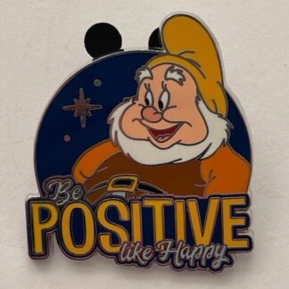 Disney Pin Be You Be Positive Like Happy (D1)