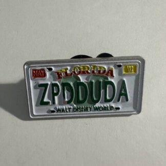 Disney Pin Florida License Plate Zpdduda Cast Lanyard 11710 (E8)