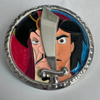 Disney Pin Heroes vs Villains Sword Face to Face Off Aladdin & Jafar LE500 (C9)