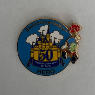 Disney Pin Jiminy Cricket HERO 50 Happiest Celebration On Earth F0