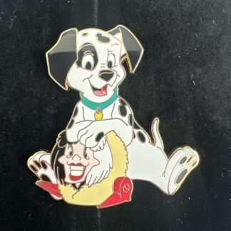 Disney Pin Toy Tin Cruella DeVil 101 Dalmatians Puppy Dog Time for Toys LE 250 B