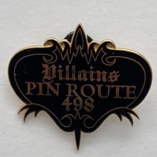 Disney Pin WDW Route 498 Event Villains Logo 2005 Black Gold Emblem LE 300 (A5)