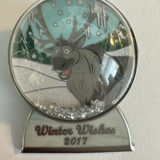 Disney Pin Winter Wishes 2017 Snow Globe Tiered Box Sven Completer (A7)