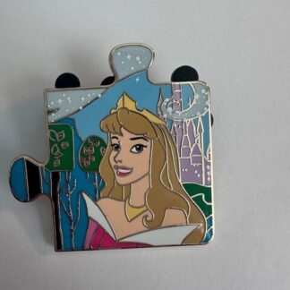 Disney Princess Character Connect Puzzle Mystery Sleeping Beauty Aurora Pin (D2)