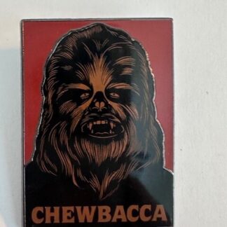 Disney Star Wars Chewbacca Square Portrait Pin Trader 2015 (A0)