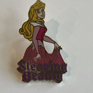 Disney Store Sleeping Beauty Pin 2007 Princess Aurora Pink E8