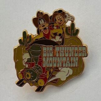 Disney TDR Mickey Mouse & Goofy Big Thunder Mountain Attraction TDL pin (A5)