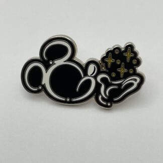 Disney WDI MOG Live Entertainment Black Logo Mickey Silhouette Pixie Dust Pin A7