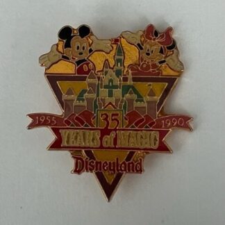 Disneyland 35 Years Of Magic Mickey And Minnie Disney Pin (A8)