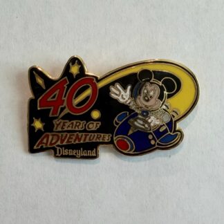 Disneyland 40 Years of Adventure - Tomorrowland 1987 Mickey Disney Pin H0