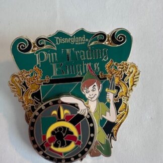 Disneyland Pin Trading Knights Shield Peter Pan Pin LE 500 (A5)