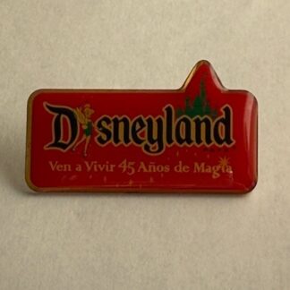 Disneyland: Ven a Vivir 45 Años de Magia Tinker Bell Spanish Disney Pin C9