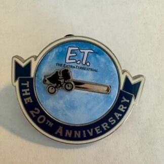 E.T Ride Universal Studios Florida 20th Anniversary  Sliding Bicycle Pin (C7)