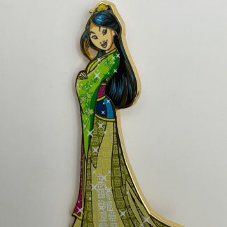 FiGPiN Disney Princess Gold Mulan LE 1000 #655 Pin A7