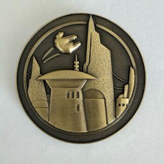 GALAXY'S EDGE BLACK SPIRE OUTPOST R2-D2 CHEWBACCA Hinged 2019 Disney Pin F9