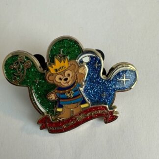 HKDL Hong Kong Disneyland Anniversary Disney Pin King Duffy 3D (C5)