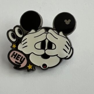 HKDL Hong Kong Emoji Mickey Hey Hidden Mickey Disney Pin F3