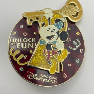 HKDL Hong Kong Mickey Mouse Unlock the Fun Disney Pin D5