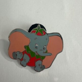 HKDL Karibuni Marketplace Game Dumbo Tomato Disney Pin (B8)