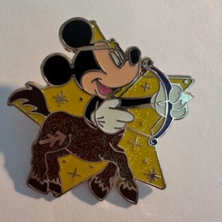 HKDL Mickey Sagittarius Pin Constellation 12 Zodiac Star (D5)