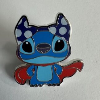 Hot Topic - Stitch as a Superhero 2025 Lilo And Stitch Red Cape Disney Pin B8