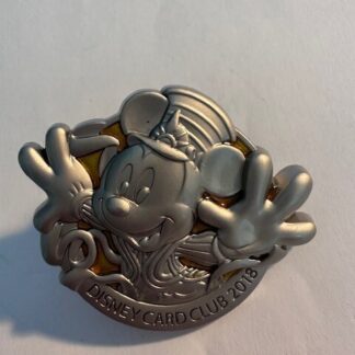 JCB Mickey Mouse Silver 3D Formal Outfit Card Club 2018 Disney Pin C3