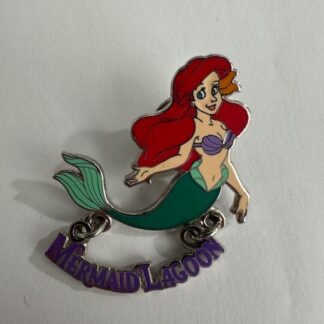Japan - Ariel Mermaid Lagoon - Little Mermaid - Dangle - TDL 2001 Disney Pin D7