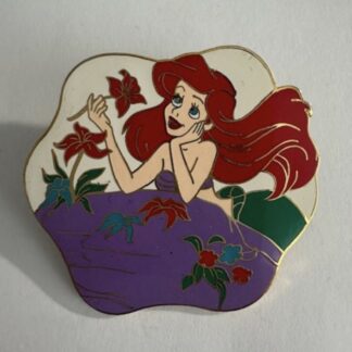 Japan Ariel Picking Flowers Little Mermaid LE Disney Pin B6