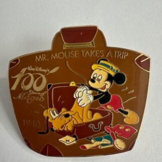 Japan Disney Store Mr Mouse Takes A Trip Mickey 100 Years of Magic Pin (E1)