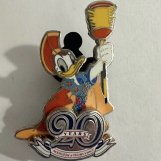 Japan Donald Duck 20th Anniversary TDL Disney Pin (B1)