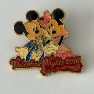 Japan Mickey Minnie Mouse Concert of Love Valentine Night 2016 Disney Pin G8
