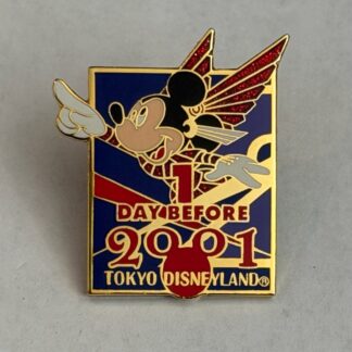 Japan - Mickey Mouse - Angel Wings - 1 day before 2001 - TDL  Disney Pin G7