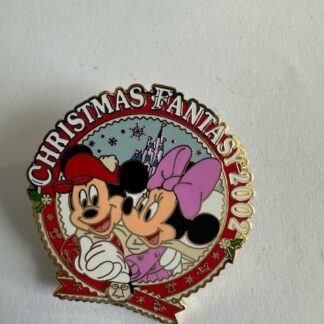 Japan - Mickey and Minnie Mouse - Christmas Fantasy 2002 - TDL Disney Pin B7