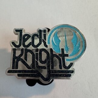 Jedi Knight Star Wars Text With Jedi Order Symbol Disney Pin (D7)