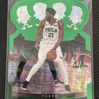 Joel Embiid 2020-21 Crown Royale Green Parallel /21 Philadelphia 76ers FOTL